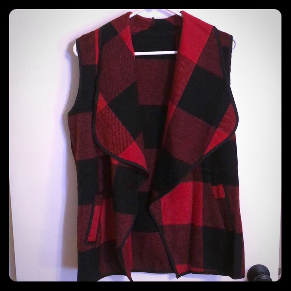 Plaid vest